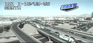 Serious crash reported on I-15 between Sahara, Charleston