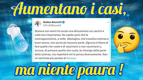 Bassetti promette : "Non mi sentirete più parlare dei no vax!"