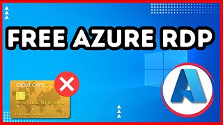 NEW TRICK - How To Create Azure RDP For Free [ ❌ No Crēdit Càrd Required]