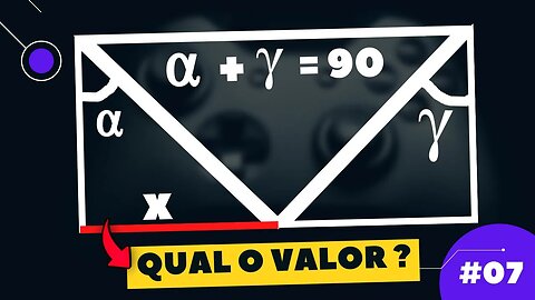 ( qual o valor de x ? ) QUESTÃO DE TRIGONOMETRIA INSANA | SOSMATH EP07 | @Professor Theago