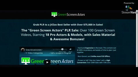 Green Screen Actors PLR – Max Rylski's Proven 15% Seller, Your Own Resale Rights Product!