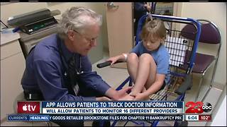 Mobile app allows patients to track doctor information