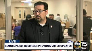 Maricopa County Recorder addresses poll problems in the Valley