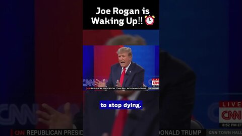 Joe Rogan is WAKING UP!! 👏🏾👏 🔥