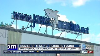 Bodies of missing crabbers found on Monday