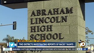 School districts look into racial taunts allegations