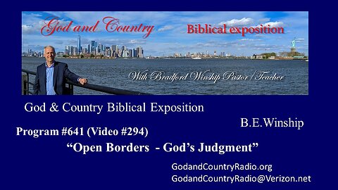 294 - Open Borders - The Judgment of God
