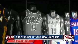 OKC Thunder unveil new uniforms