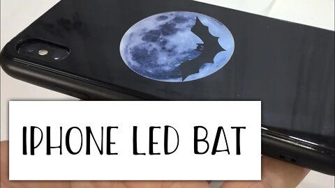 Music-Activated LED Light Up Bat iPhone Xs MAX Case by willgoo Review