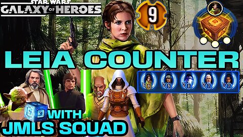 [5v5] R9 LEIA COUNTER w/JMLS SQUAD + MODS - SWGOH