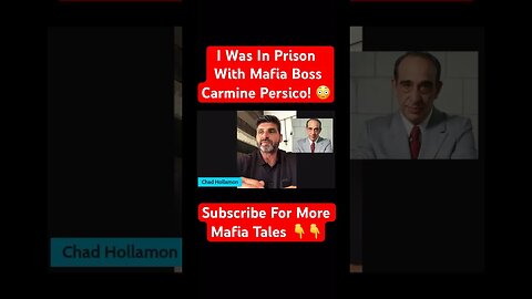 I Was In Prison With Mafia Boss Carmine Persico! 😳 #prison #criminal #truecrime #mafia