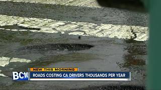 Study shows roads costing California drivers thousands per year