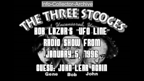 Bob Lazar's "UFO Line" Radio Show PART3 January 5th, 1996 AREA 51 Very Rare Clip
