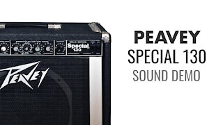 1980s Peavey Special 130 Solo Series Guitar Amp Sound Demo
