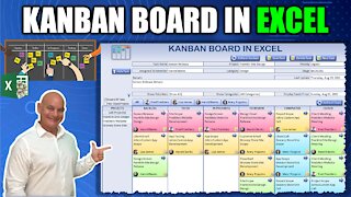 Learn How To Create Your Own Drag & Drop Kanban Board In Excel [Masterclass + Free Download]