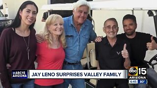 Valley man battling cancer gets surprise Corvette cruise with Jay Leno