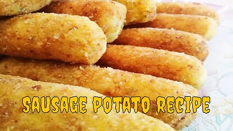 crispy potato fingers recipe in 4 minutes - a healthy and delicious dish