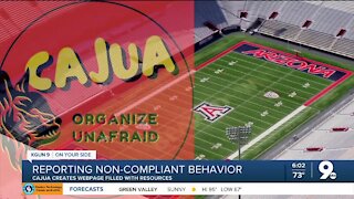 CAJUA creates webpage for resources to report non-compliance at UArizona