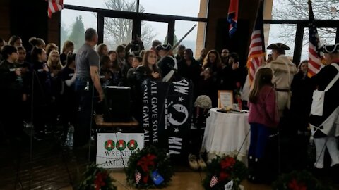 Pledge of Allegiance & Posting of Colors at WAA Event with Ann M. Wolf