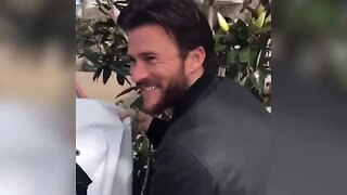 Scott Eastwood caught taking down signs at Del Mar protest