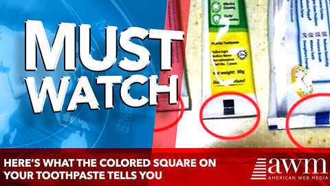 Here’s what the Colored Square On Your Toothpaste Tells You