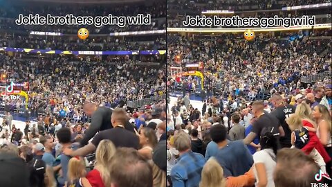 Nikola Jokic's Brother Punch Fan During Lakers vs Nuggets Game