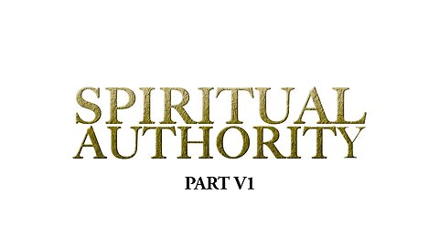 Spiritual Authority PART 6 - Terry Mize