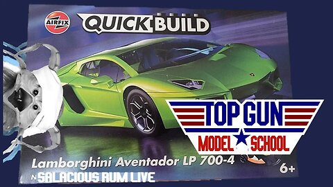 TOP GUN MODEL SCHOOL LIVE! Airfix Quickbuild: Lamborghini Aventador LP700-4