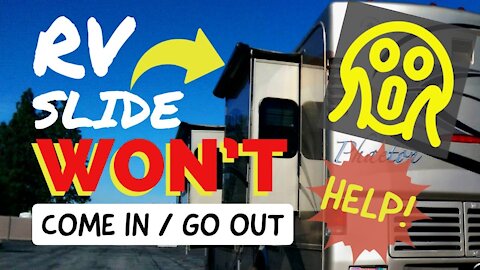 【RV Repair】RV Slide Doesn't Come In Or Go Out! It Can Be An Easy Fix, You Can Do It!