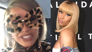 Cardi B & Nicki Minaj Face Off In Milan Fashion Week