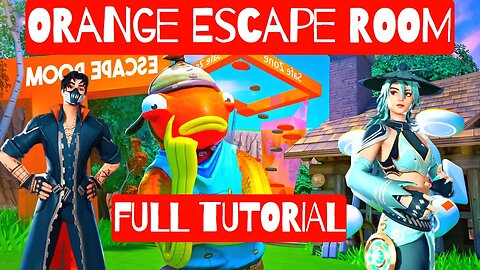 SOLUTION ESCAPE ROOM - ORANGE / JALF X ORANGE