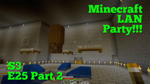 Minecraft LAN Party! Season 3 Episode 25 Part 2 - Iron Farm