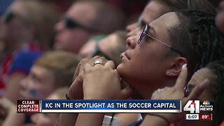 Fans at Power and Light celebrate as USWNT reaches Women's World Cup final