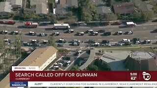Search called off for Clairemont gunman