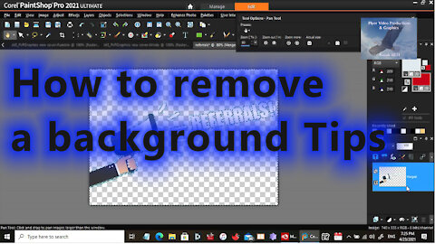 How to remove backgrounds with Paintshop Pro 2021