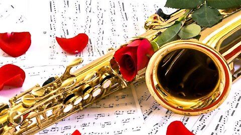 3 Hours Soothing Romantic Saxophone Calm Background Music for Stress Relief-Meditation-Study