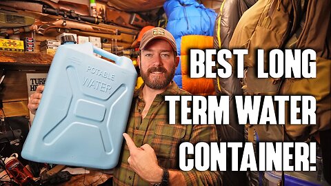 Best Long Term Water Container! (Emergency, Natural Disaster, Preparedness, Prepping, World War 3!)