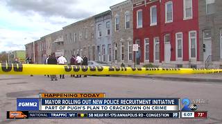 Mayor Pugh to announce new police officer recruitment initiative