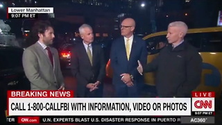 Random Man Interrupts Anderson Cooper's Live Broadcast to Yell ‘CNN is Fake News!’ Clip