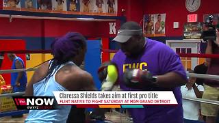 Claressa Shields takes aim at first pro title