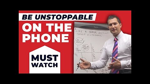 Car Sales Training: (MUST WATCH!) BE UNSTOPPABLE ON THE PHONE!