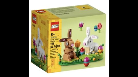 Easter Rabbits Display Unboxing and Speed Build Lego 40523