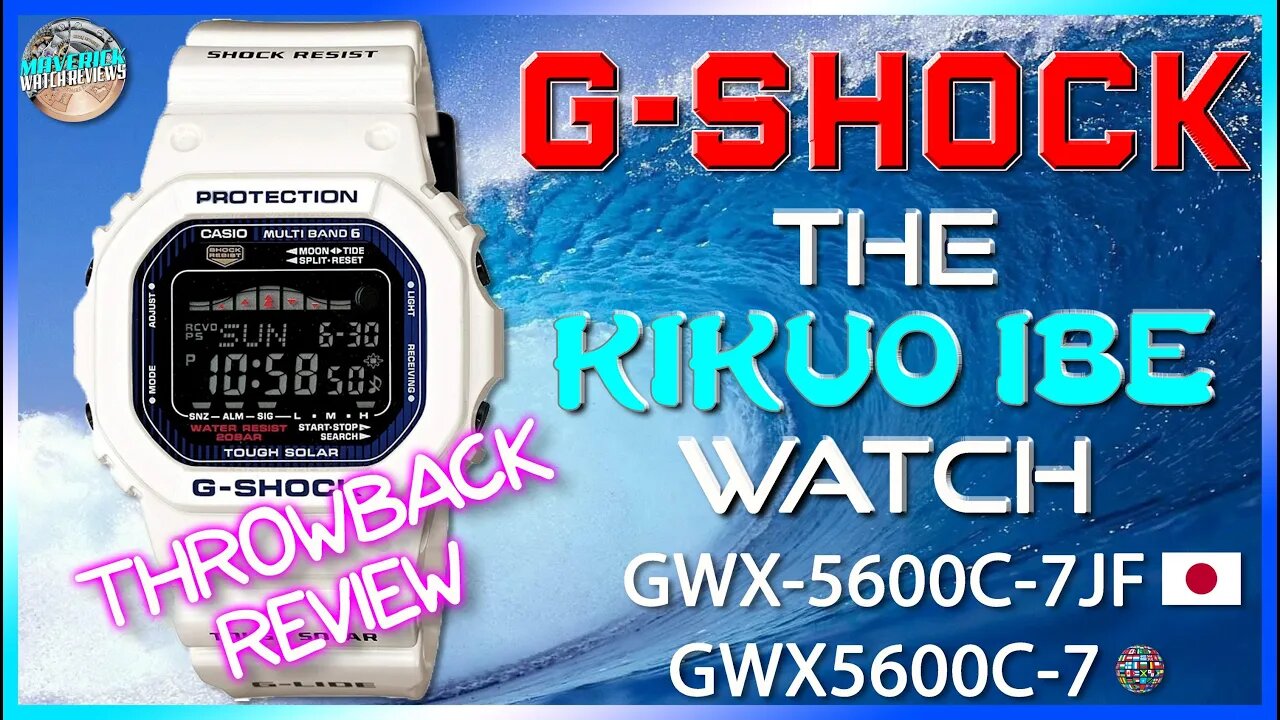 Throwback! | G-Shock G-Lide GWX-5600C-7JF | GWX5600C-7 The Kikuo  Ibe(Creator Of G-Shock) Watch!