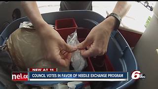 Indy council unanimously approves needle exchange program