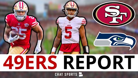 LIVE: 49ers Trading For A RB After Elijah Mitchell Injury? 49ers vs. Seahawks Preview | Trey Lance