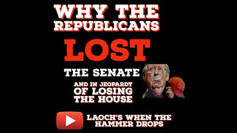 Why Republican's lost Senate and almost lost the House.