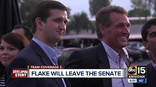 Senator Flake announces retirement plans