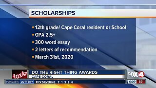Cape Coral Police accepting 'Do The Right Thing' scholarship applications