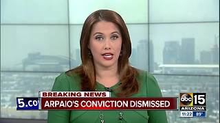 Judge formally dismisses Arpaio's criminal case