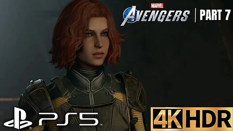 Black Widow's Bite | Marvel's Avengers Gameplay Walkthrough Part 7 | PS5, PS4 4K HDR (No Commentary)